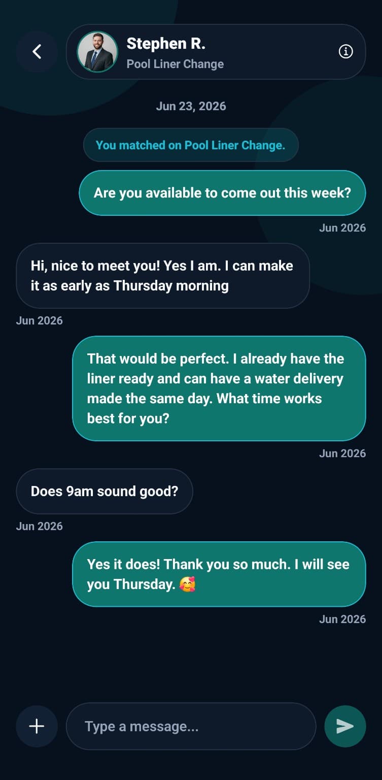 Homeowner confirms the plan