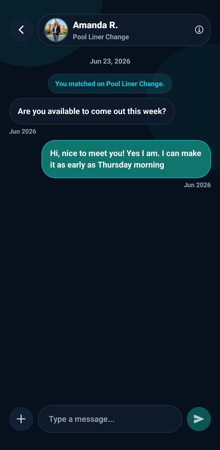 First worker reply